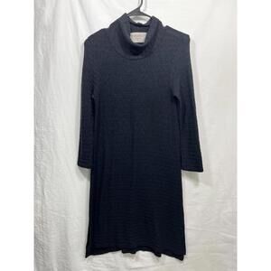 Anthropologie Puella Dress Turtleneck Tunic Dress Grey Size Small